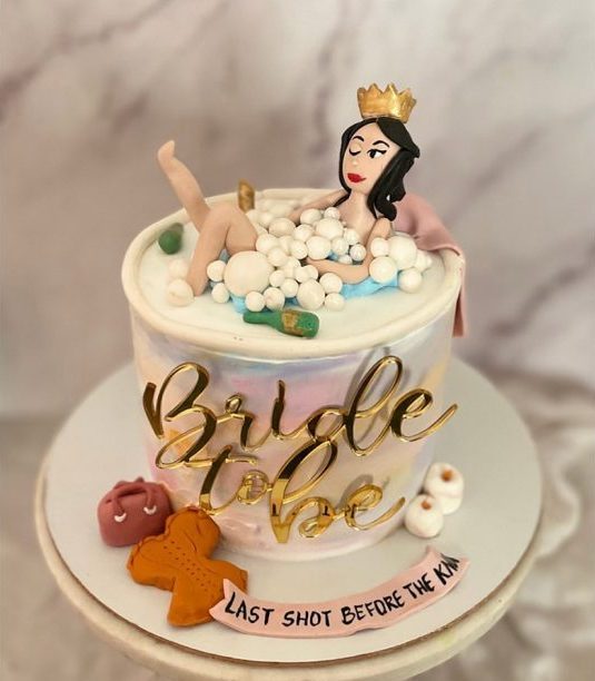 Bride to be Cake - cheeky