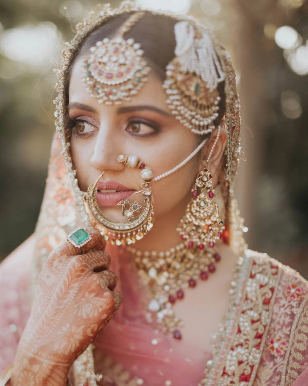 classic nath bridal jewellery designs