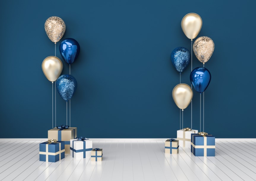 Simple Birthday Decoration at Home - color-inspired decor