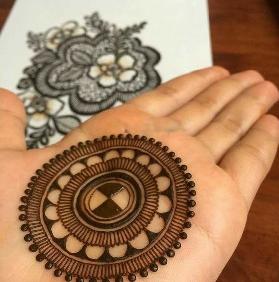 creative design - circle mehendi designs