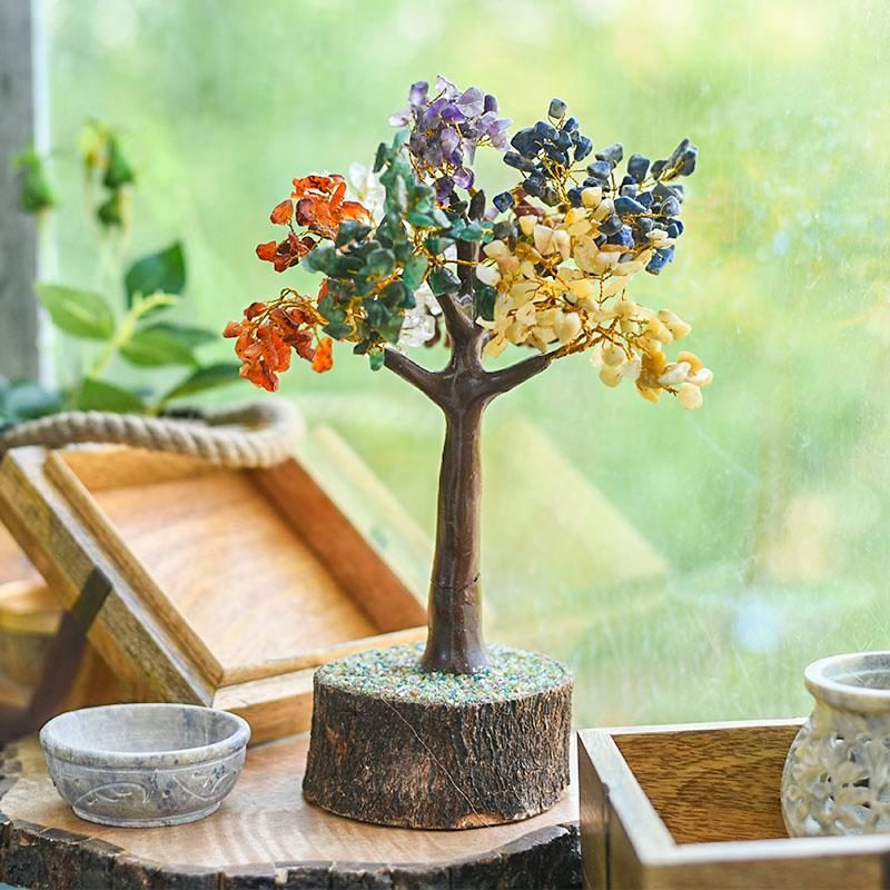 Diwali gift ideas - crystal stone tree