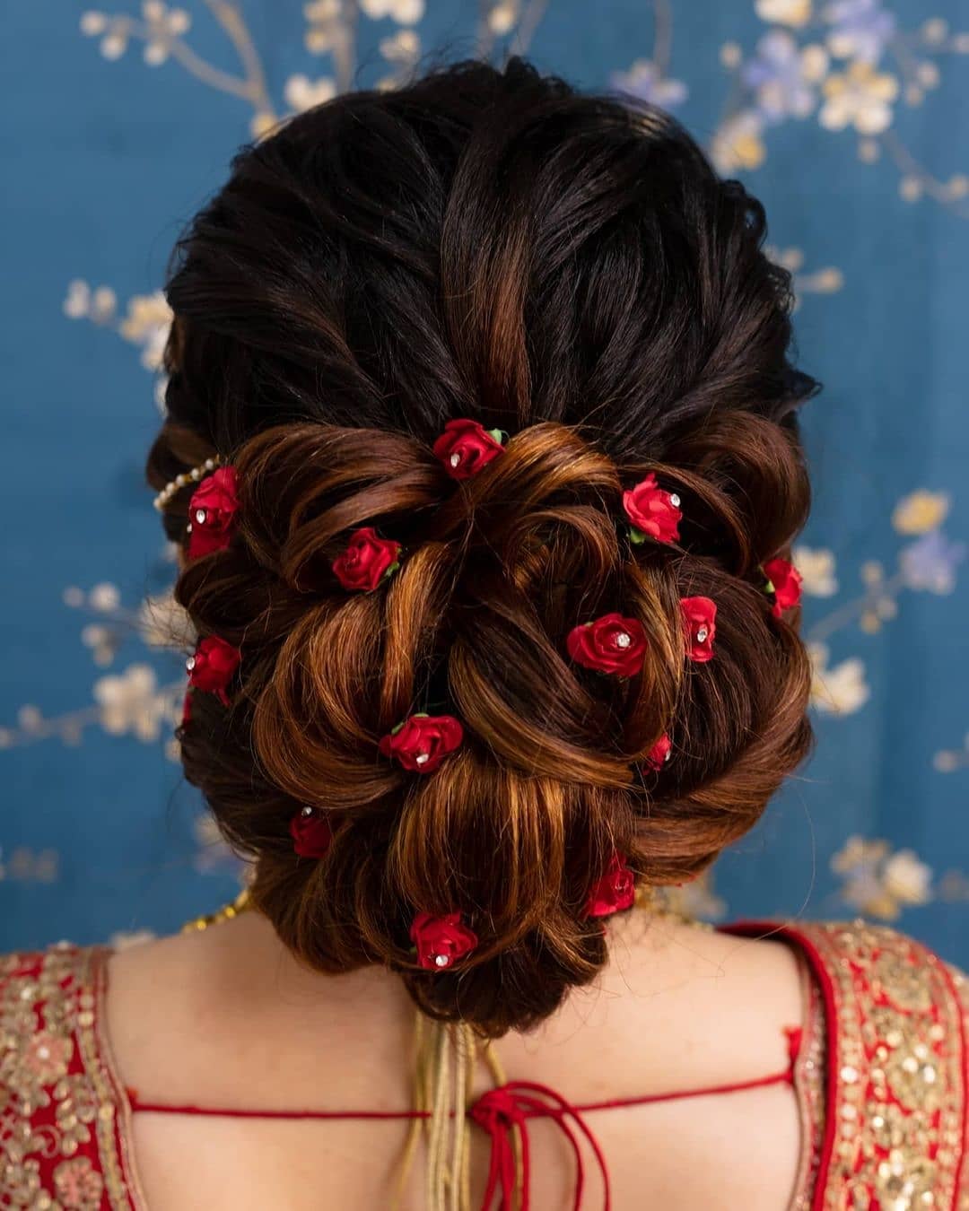 curly bun - Reception Hairstyles