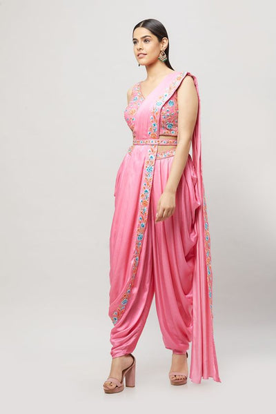 dhoti style - nauvari sarees