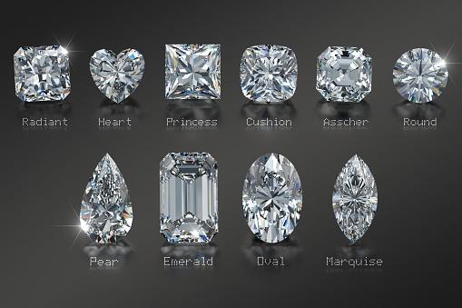 diamond shapes for engagement ring