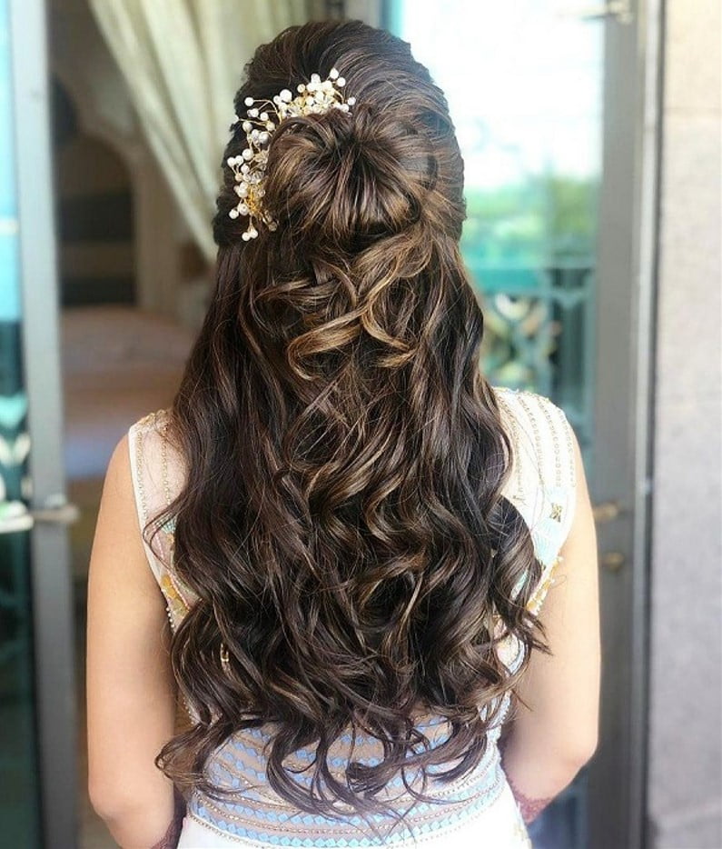 donut bun - Reception Hairstyles