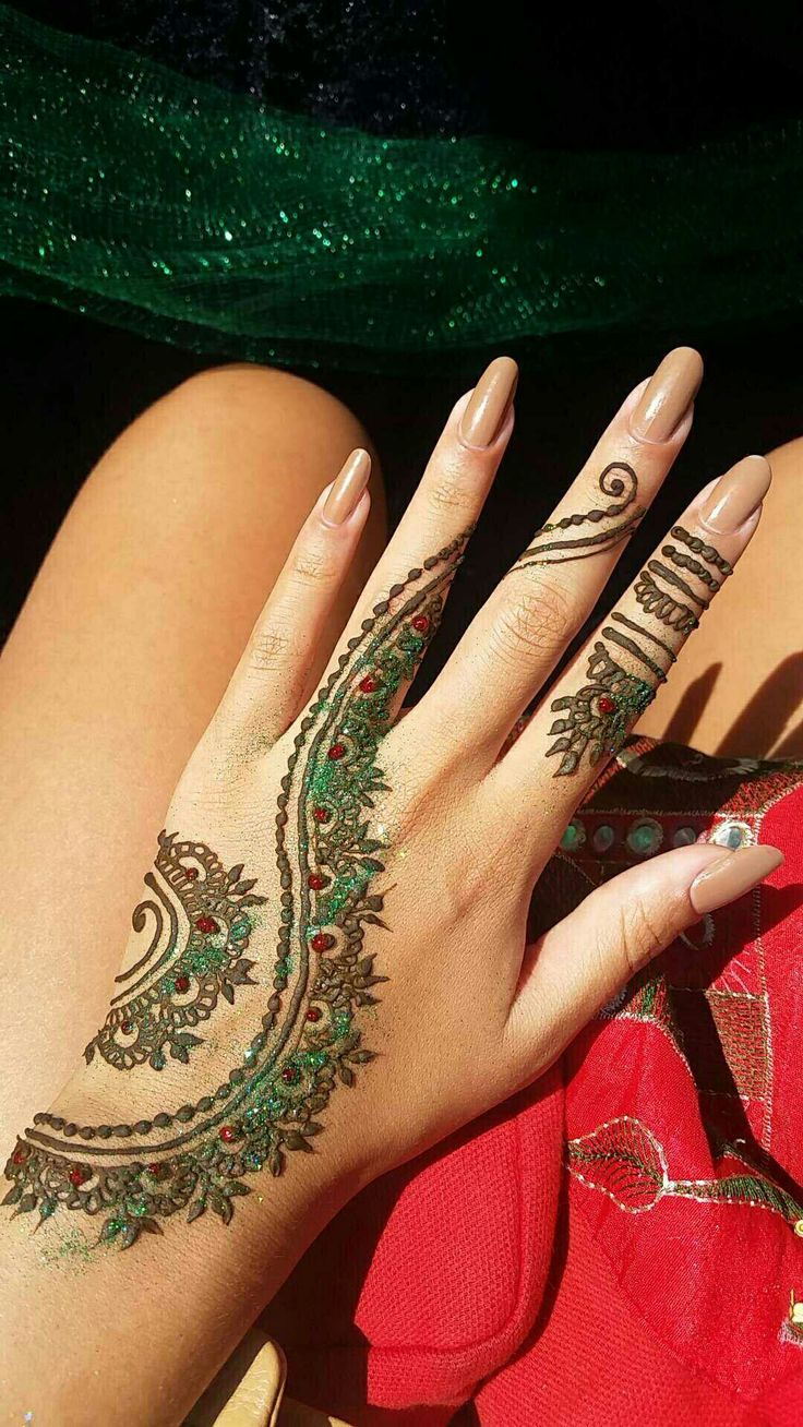 Glitter Mehendi 