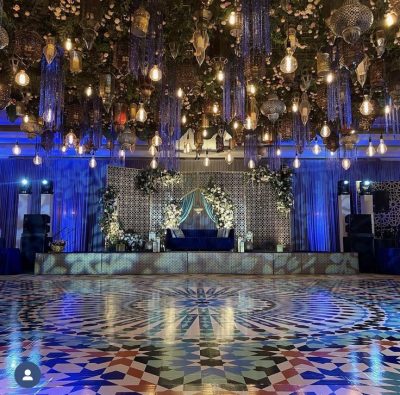 Royal Mughal Setup - sangeet decor ideas 