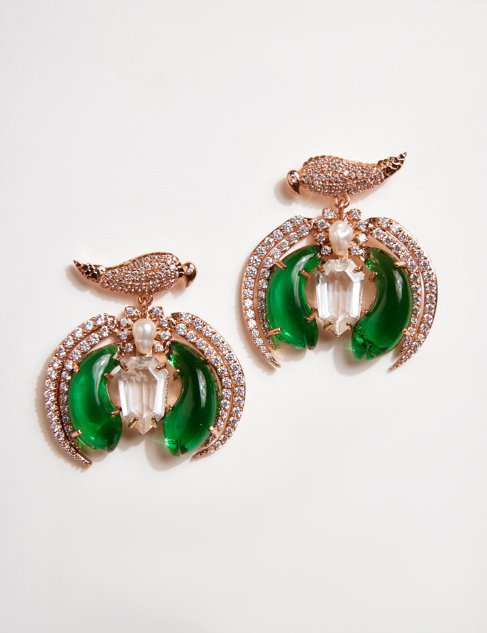 emerald earrings