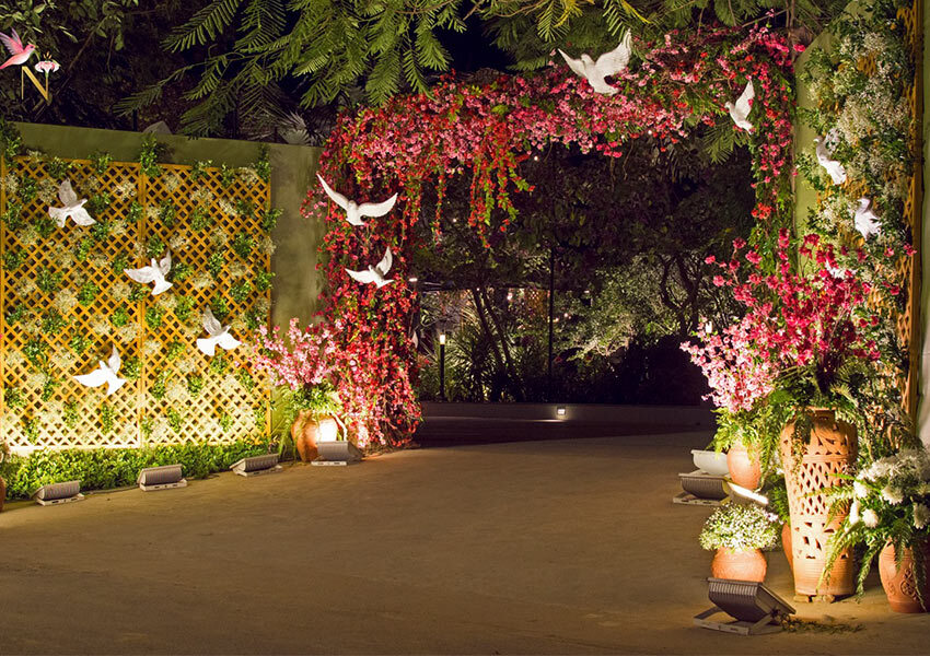 entrance decor for south indian wedding