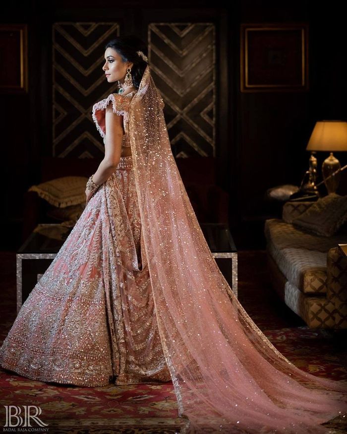 exaggerated sleeves latest fashion trends for indian wedding dress