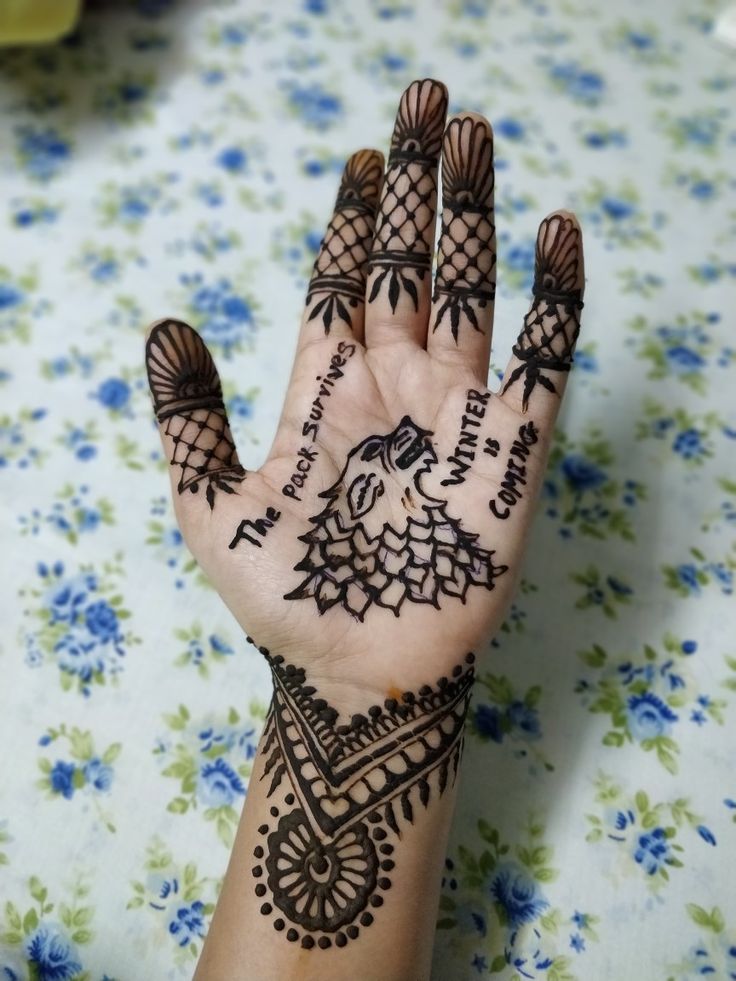 Modern Mehndi Design - GOT