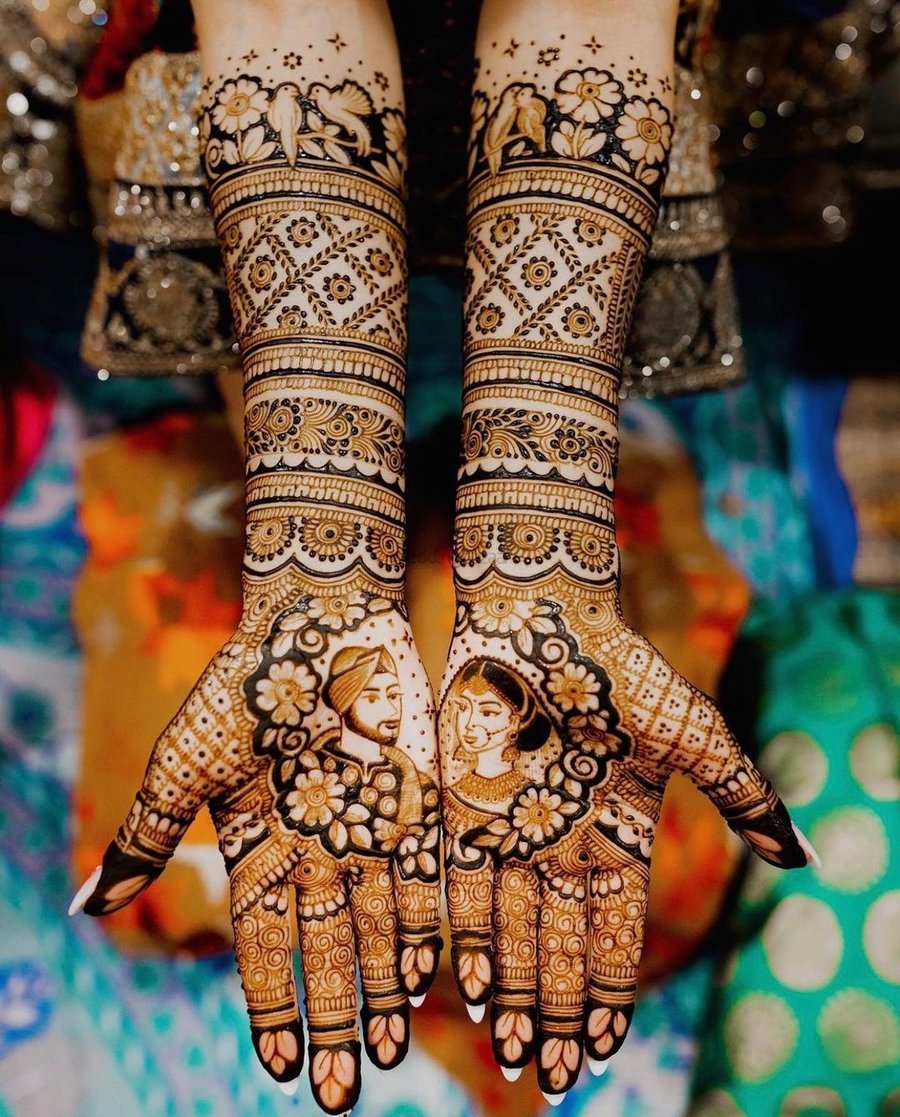 figurative design - Full Hand Mehendi Designs