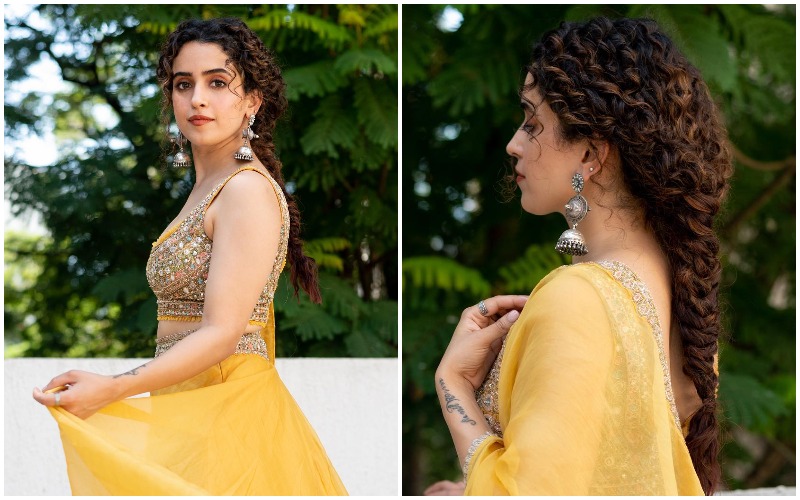 fishtail braid for curly hair - lehenga hairstyles