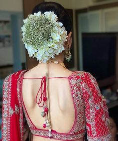 floral bun - Reception Hairstyles