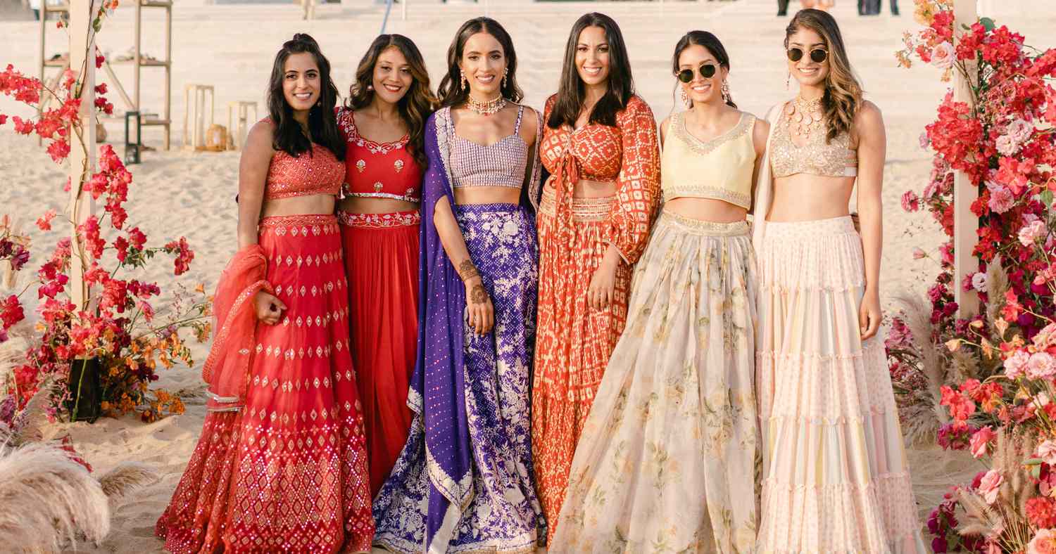 fusion of modern and traditional attire - wedding trends 2024
