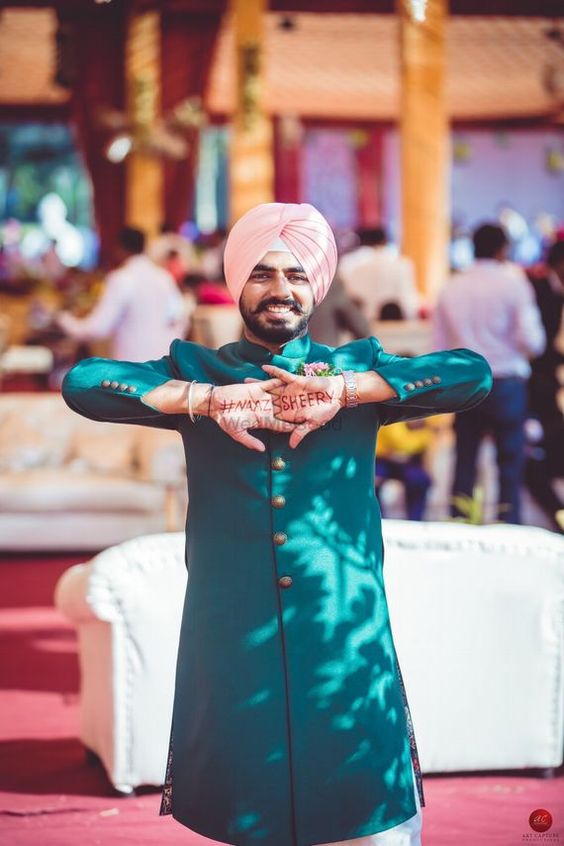 groom solo mehndi poses