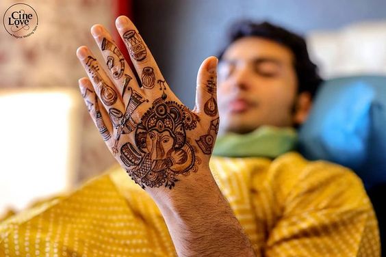 groom solo mehndi poses