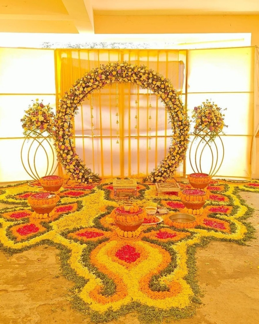 haldi ceremony function for a south indian wedding