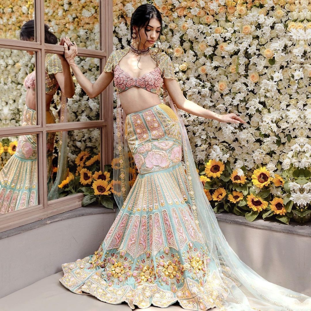 Haldi Outfit-Alanna Panday's Bridal Outfit