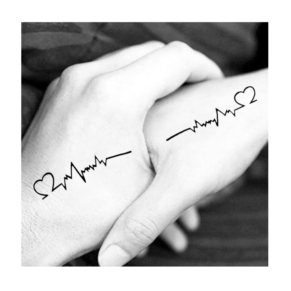 heartbeat tattoo for your partner 