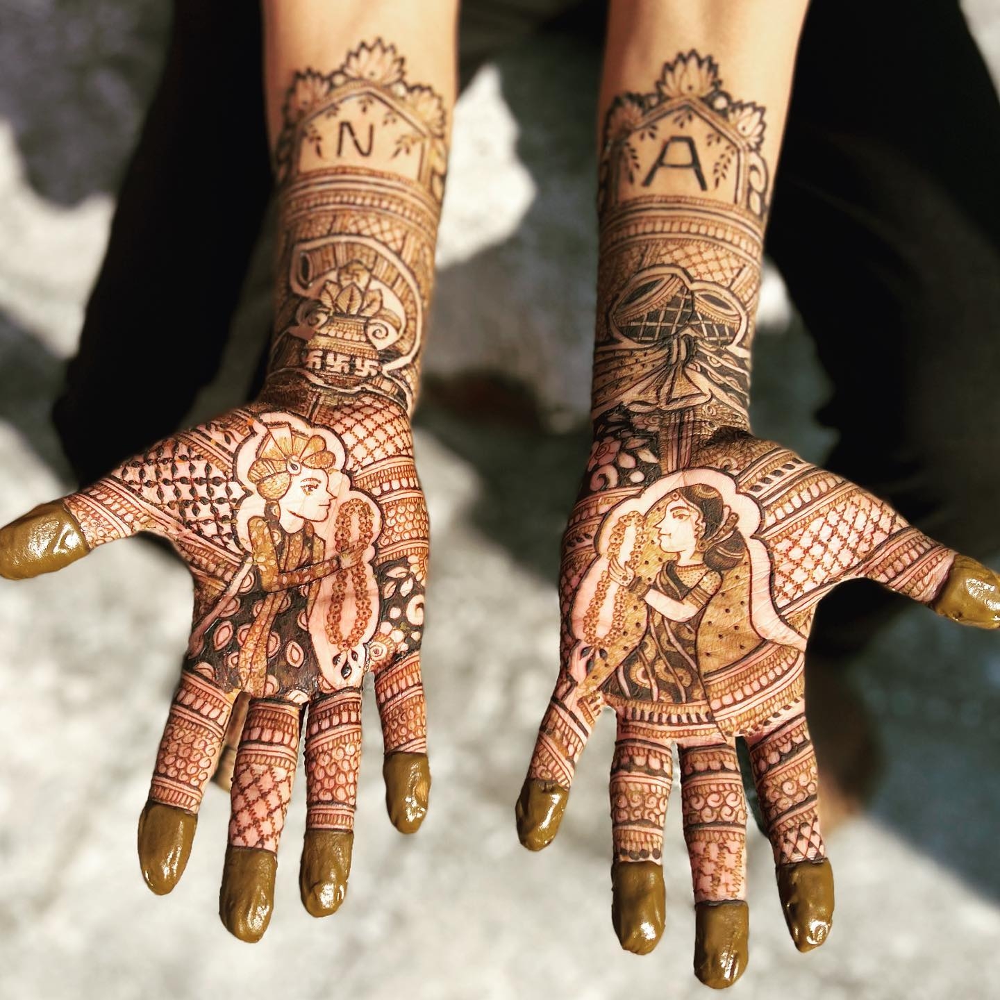 Modern Mehndi Design - personalized