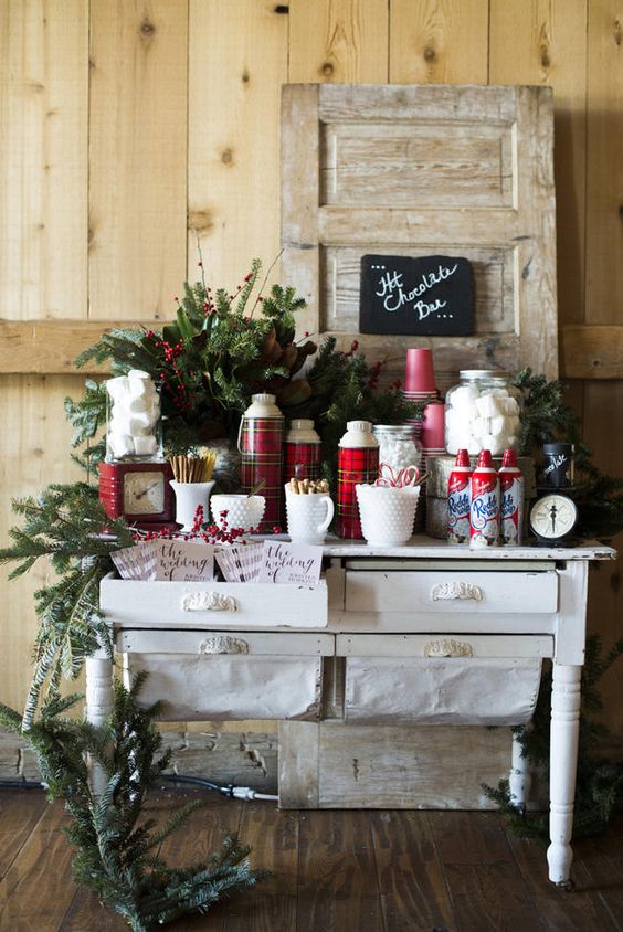 hot chocolate bar for wedding