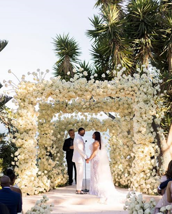 White Wedding Mandap