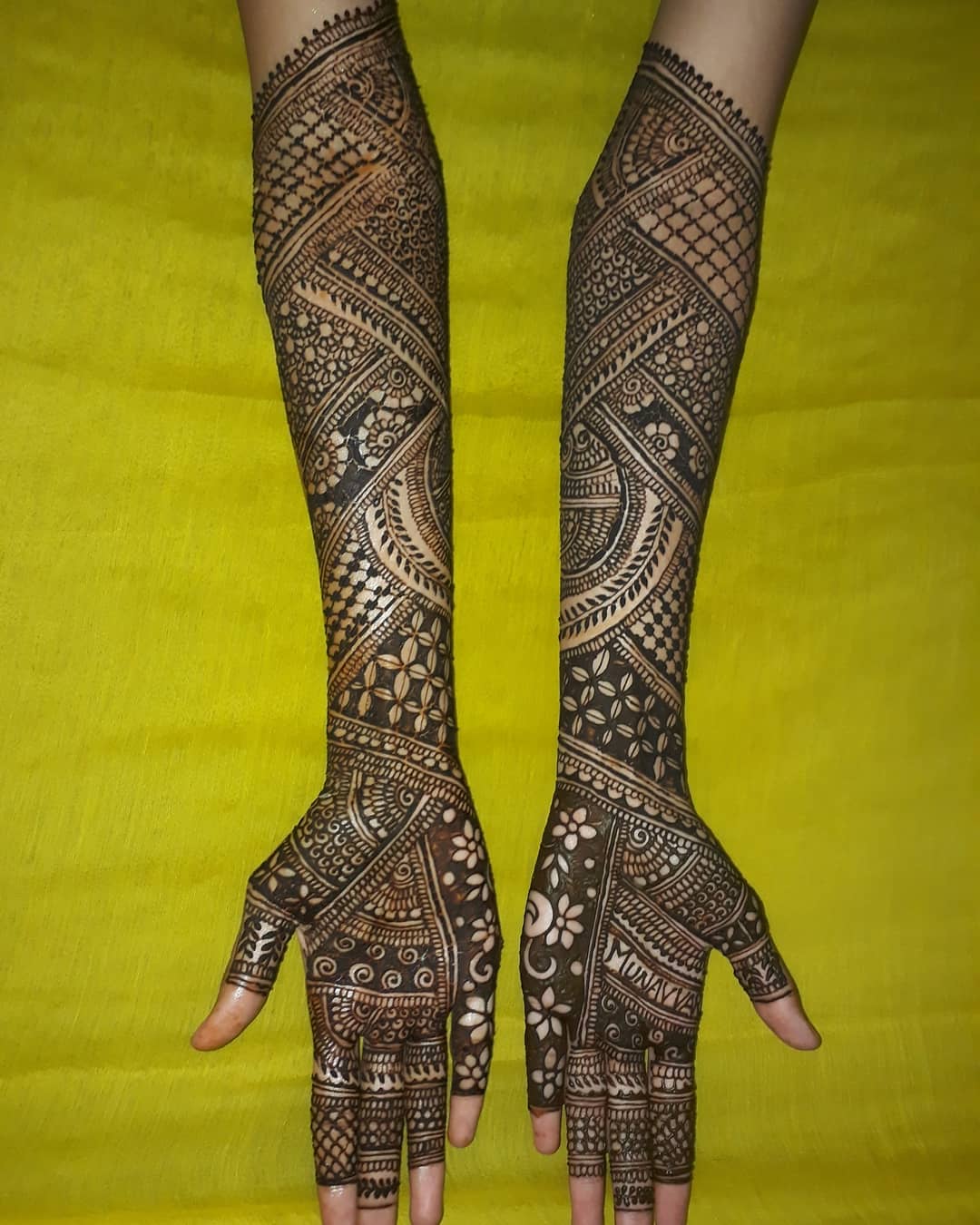 intricate - full hand mehendi designs