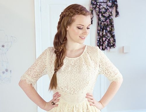 lacy braid - French Braid Hairstyles