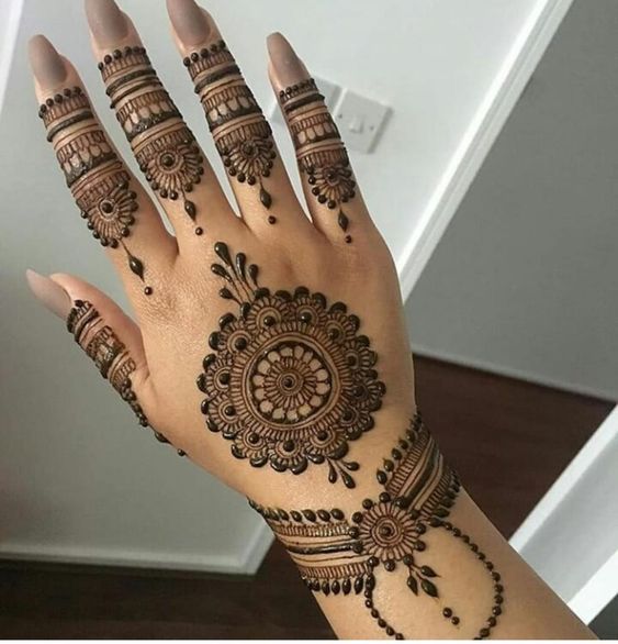 mandala arabic mehendi design