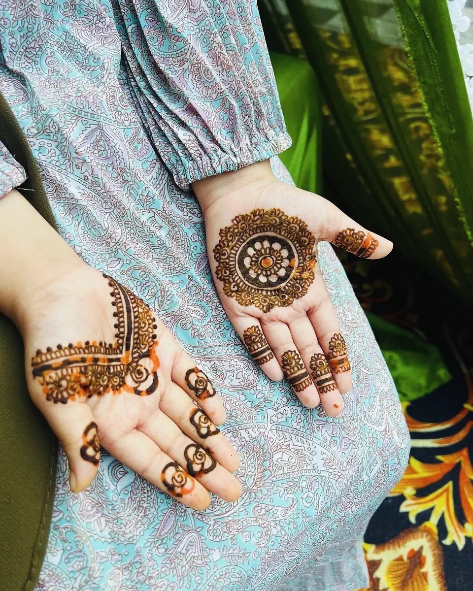 mandala patterns small mehndi design