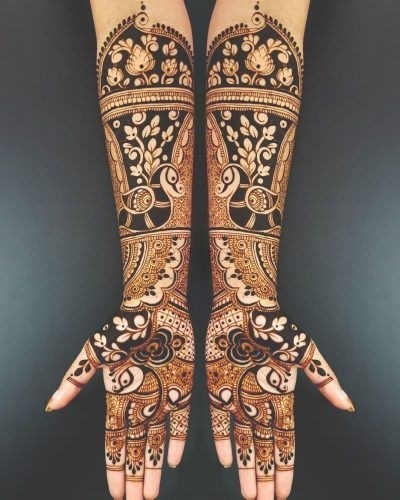 Modern Mehndi Design - intricate