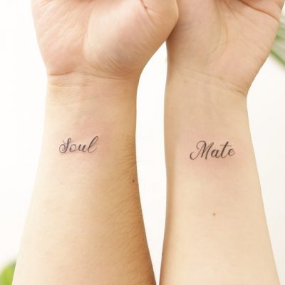 minimalist tattoos for soulmate