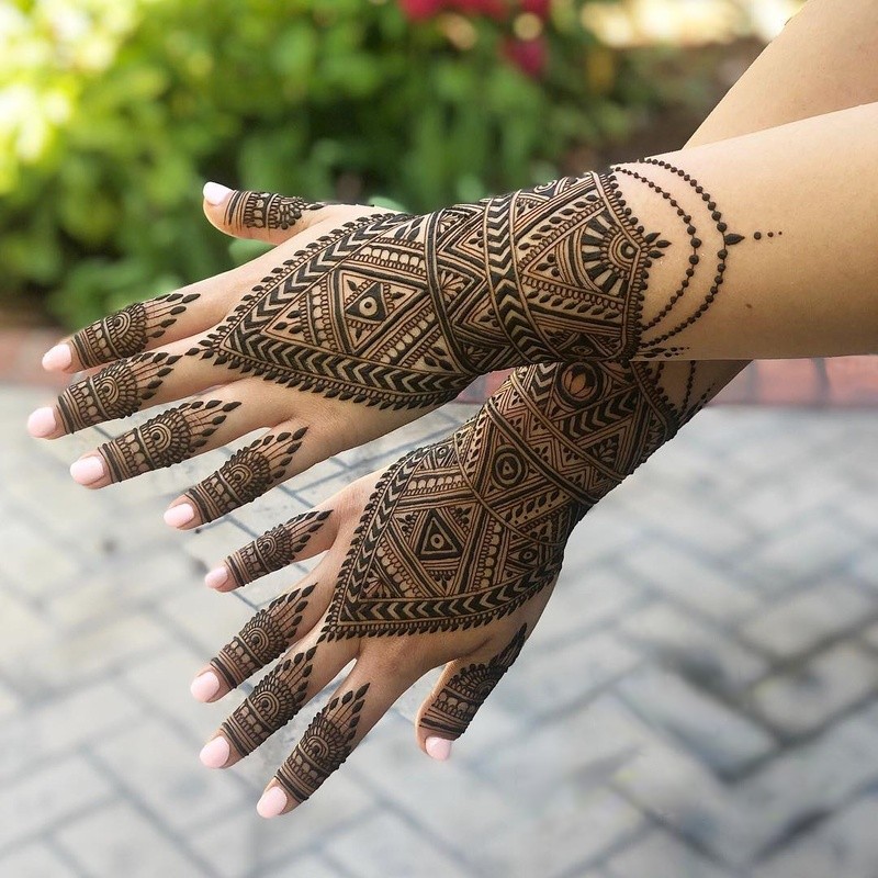 moroccan - dulhan mehendi designs