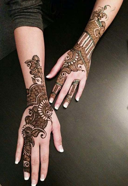 paisleys - Back Hand Mehendi Designs