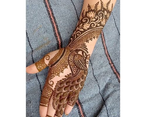 peacock floral - Floral Mehendi Designs