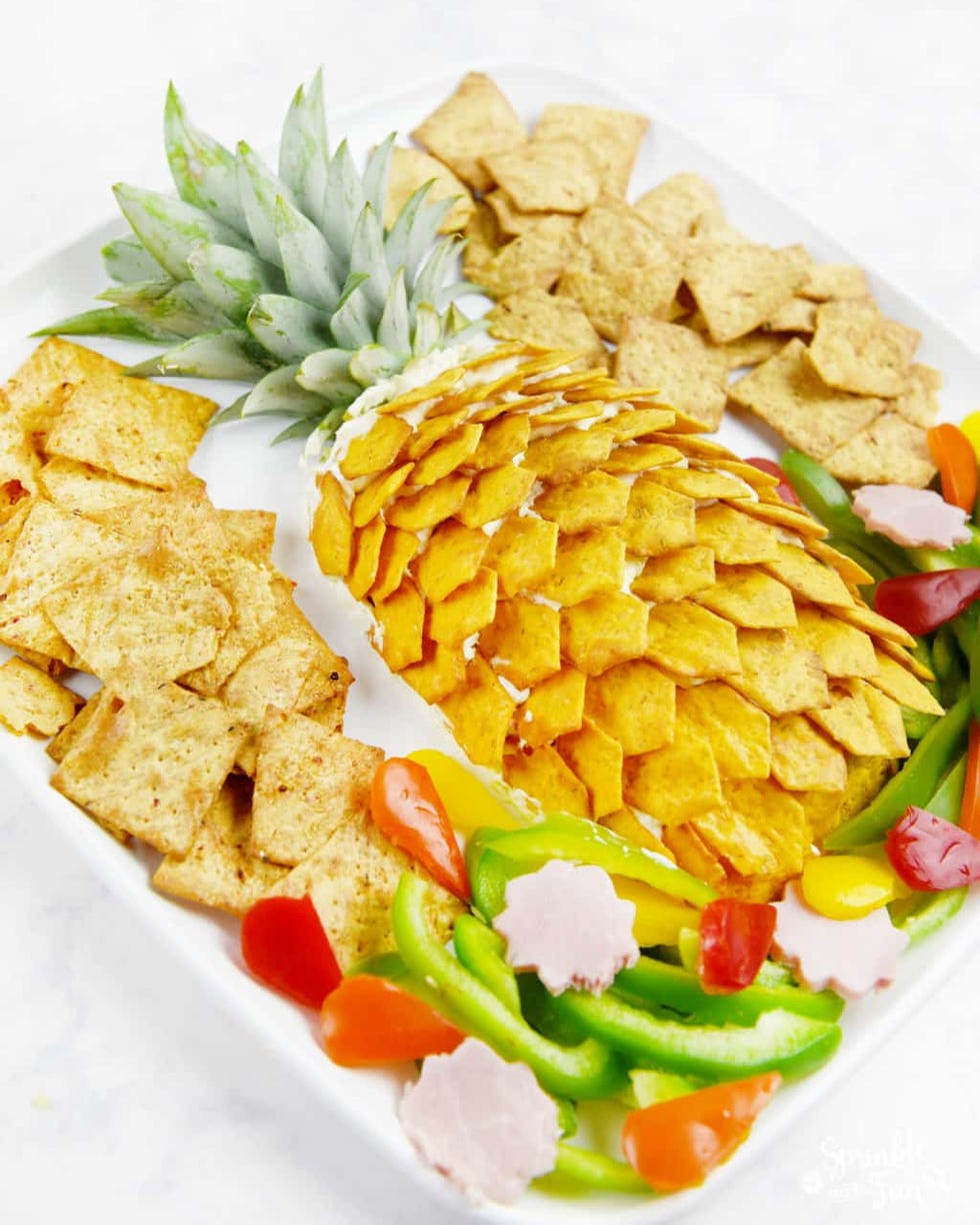 pineapple cheese platter