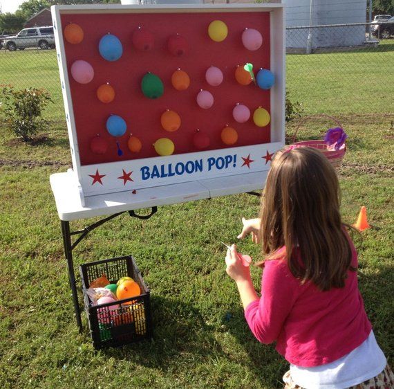 pop the balloons game for carnival theme party