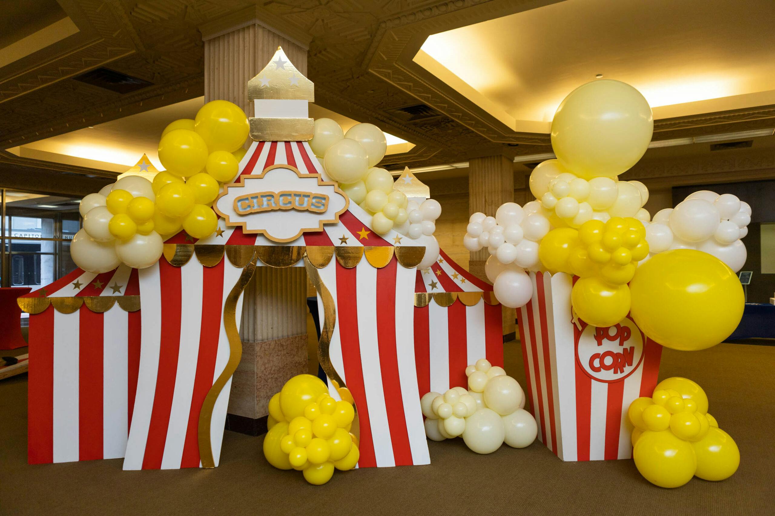 popcorn props for decoration for carnival theme party