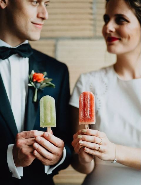 popsicles for wedding