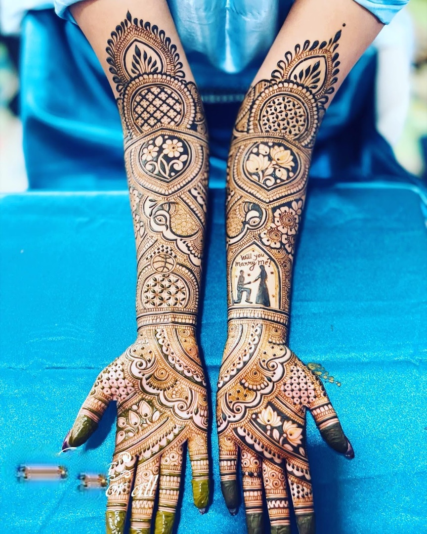 proposal design - dulhan mehendi designs