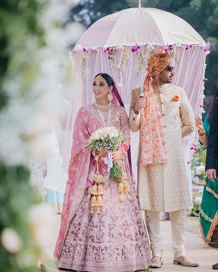 protection from the sun - wedding photoshoot