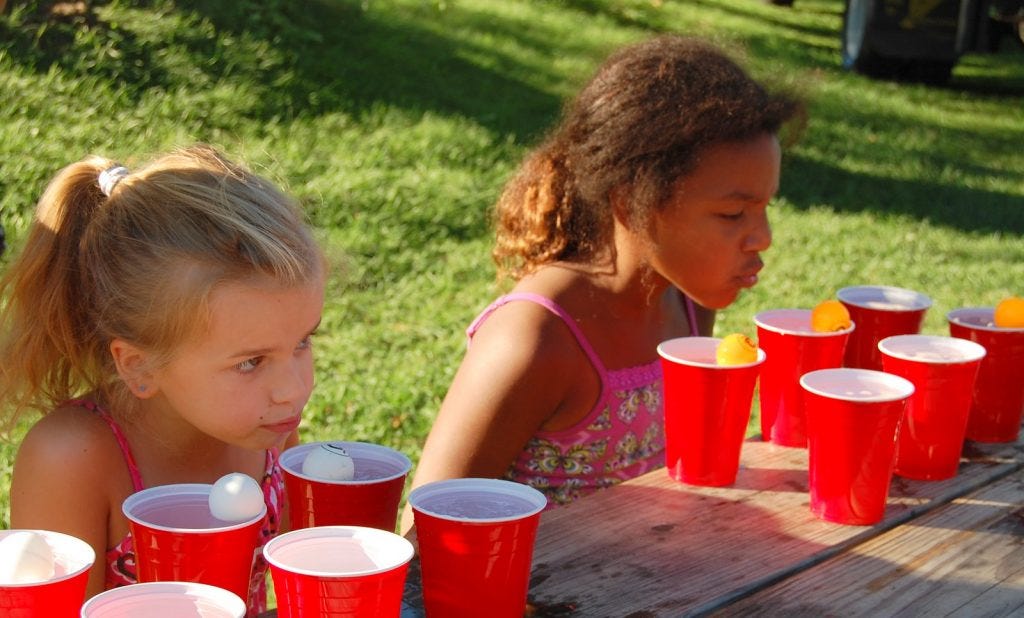 puddle jumper party cup games