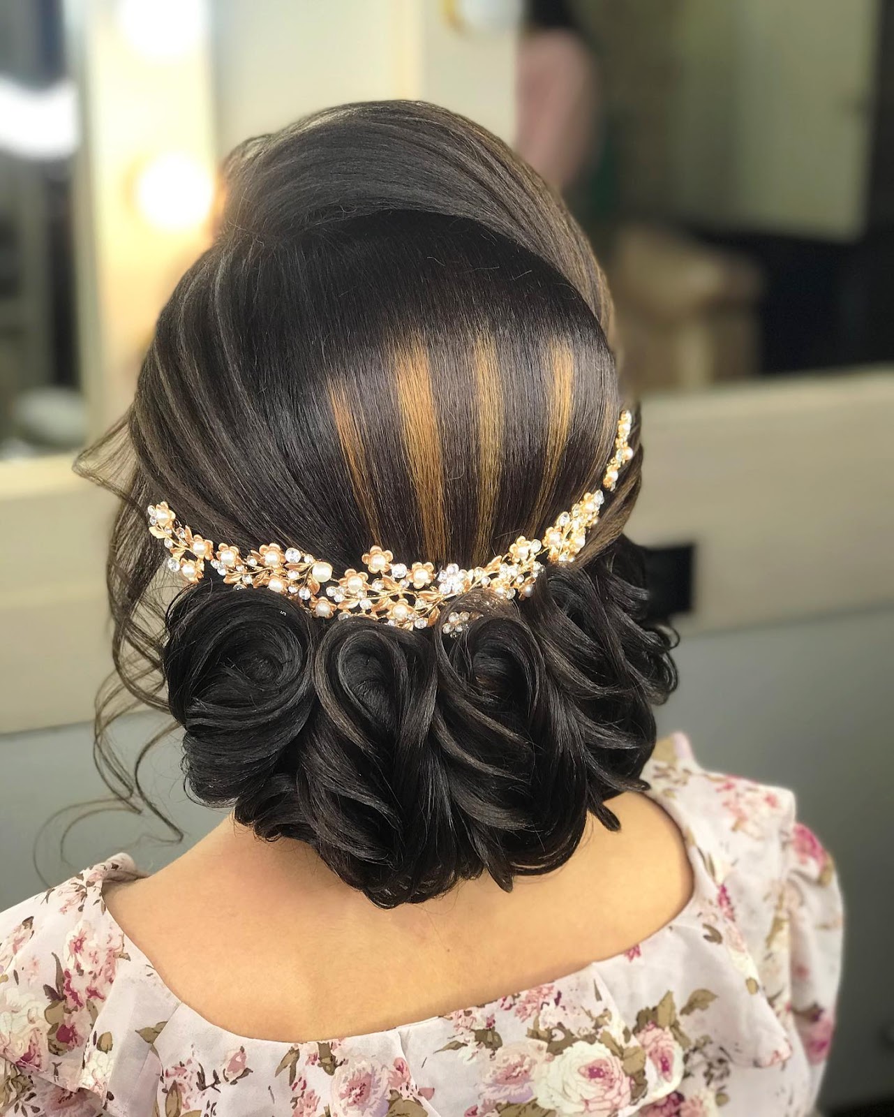 puff bun - Engagement Hairstyles