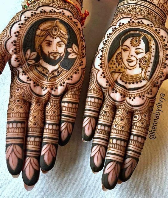 punjabi mehndi design for groom