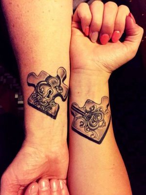 puzzle pieces tattoos
