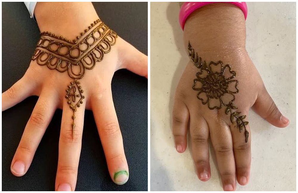 Small Mehndi Design - simple-dimple