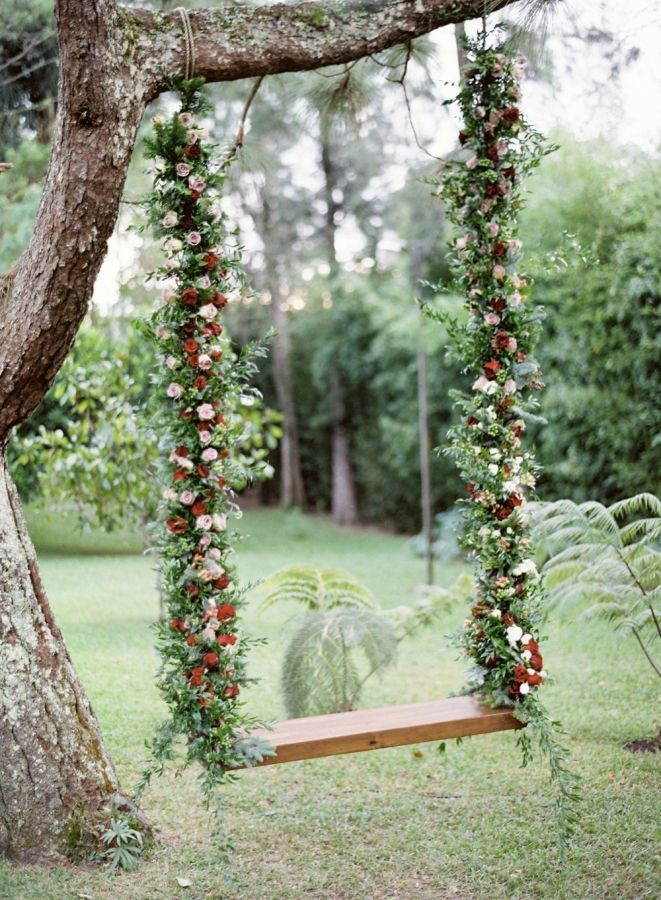 Mehndi Decoration at Home - swings