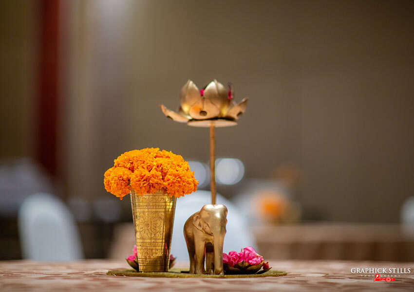 centerpieces for tablescapes for south indian wedding decor