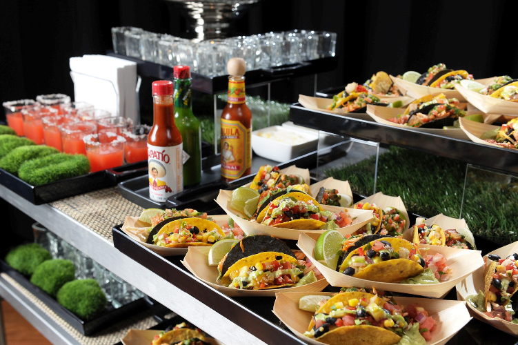 Taco Station for live food station ideas